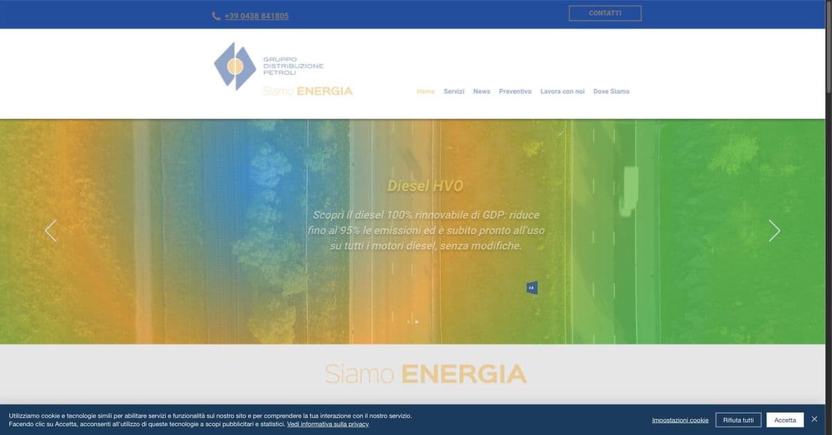 Sito di Gruppo Distribuzione Petroli