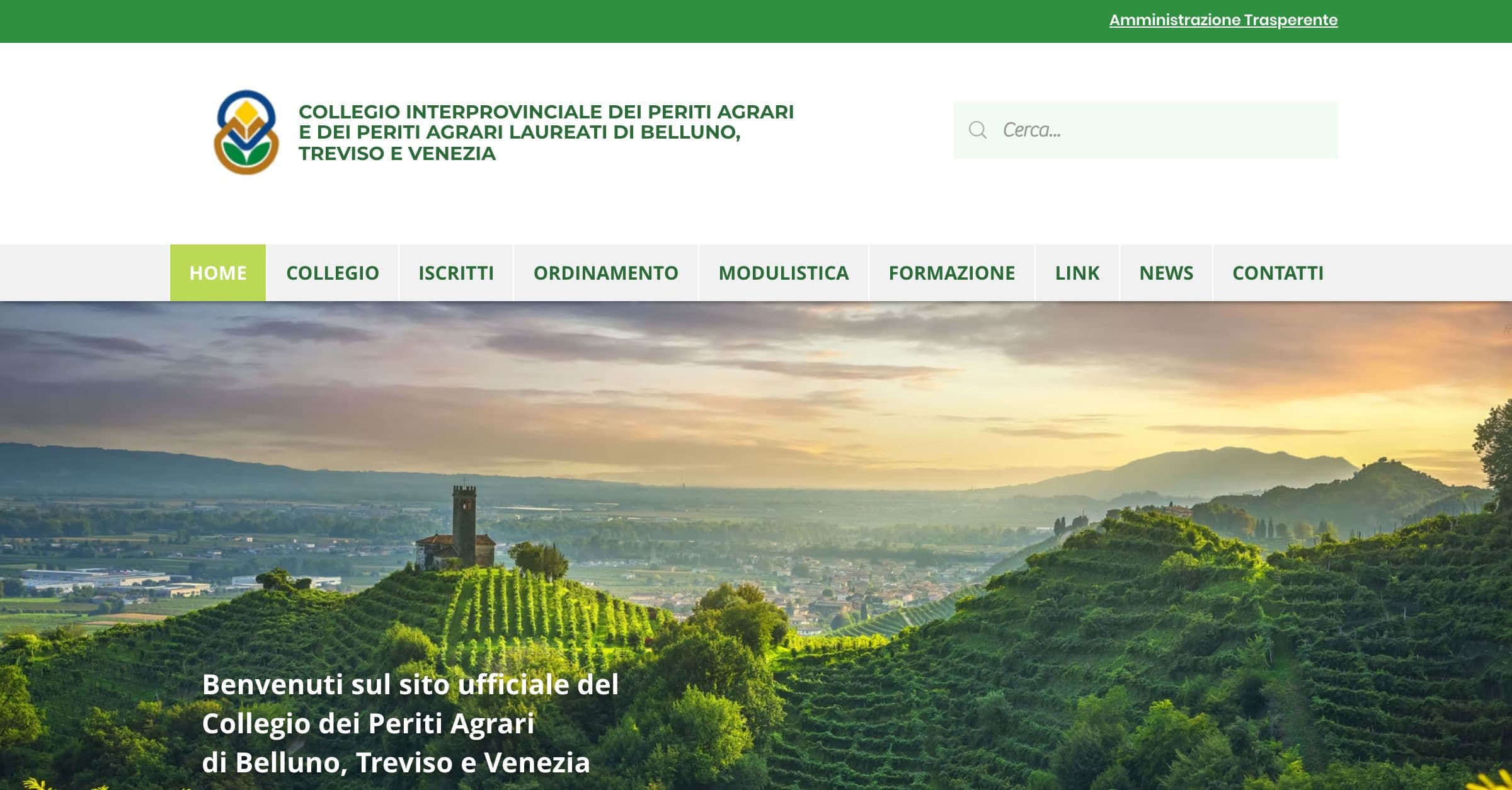 Home del sito di Collegio Periti Agrari